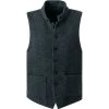 ROY ROBSON Weste, Wolle-Strick, Dunkelgrau