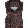 Eterna Hemd, Comfort Fit, Twill, Braun Gemustert