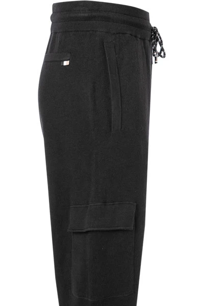 Strickhose, Schurwolle, Schwarz – Bild 3