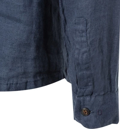 OLYMP Hemd, Body Fit, Reines Leinen, Nachtblau – Bild 2