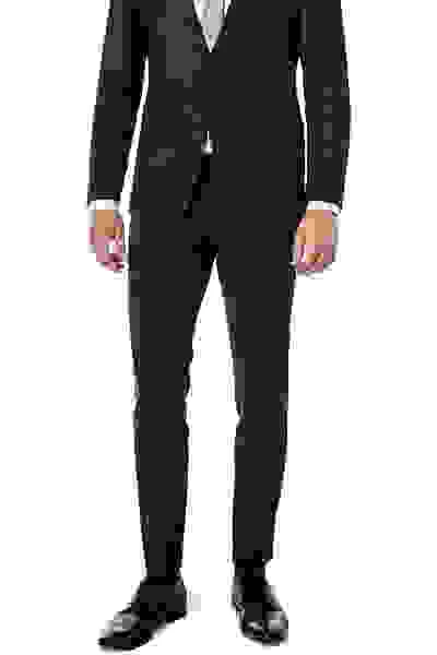 ROY ROBSON Hose, Extra Slim Fit, Schurwolle, Tintenblau Kariert – Bild 5