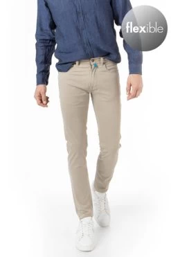 Pierre Cardin Hose Antibes, Baumwolle, Khaki