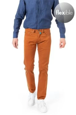 Pierre Cardin Hose Antibes, Baumwolle, Caramel