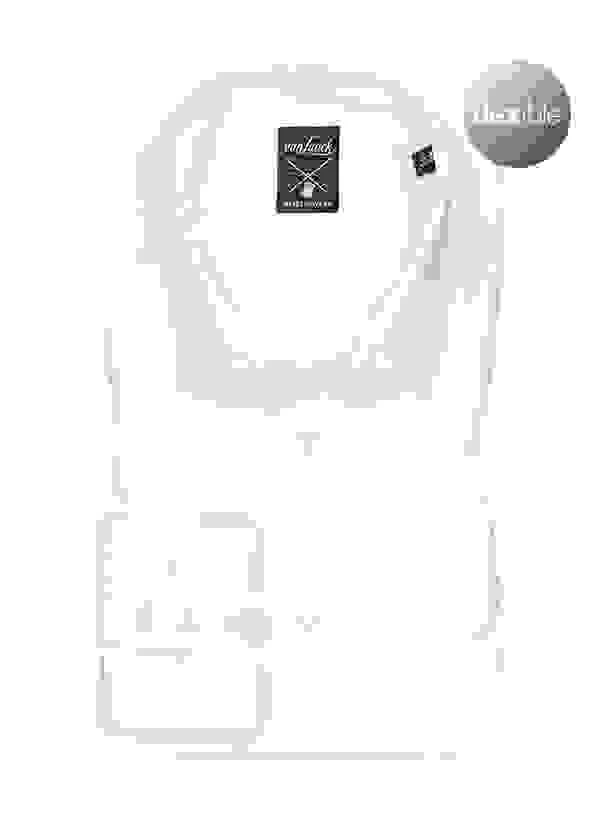Van Laack Hemd, Tailor Fit, Baumwoll-Stretch, Weiß – Bild 4