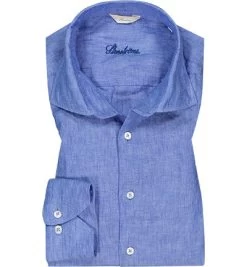 Stenströms Hemd, Slimline, Reines Leinen, Blau