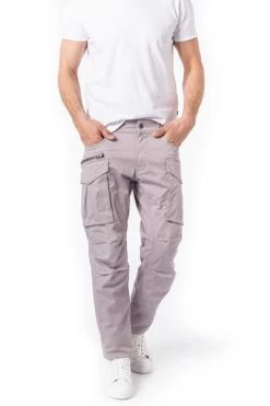 Replay Cargohose, Baumwolle, Grau