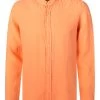 BOSS ORANGE Hemd, Regular Fit, Reines Leinen, Orange