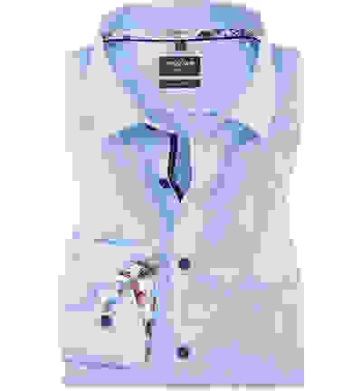 OLYMP Hemd, Modern Fit, Bio Baumwolle, Extra Langer Arm, Bleu – Bild 4