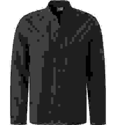 OLYMP Overshirt, Body Fit, Baumwoll-Stretch, Schwarz – Bild 3