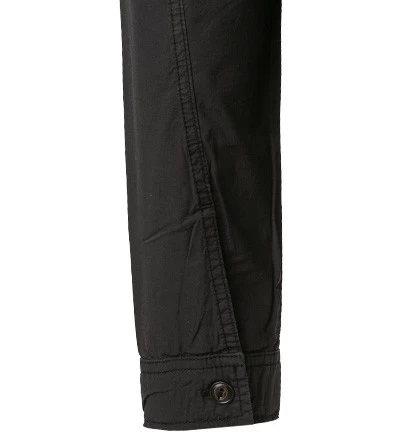 OLYMP Overshirt, Body Fit, Baumwoll-Stretch, Schwarz – Bild 2