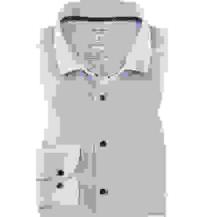 OLYMP Hemd, Body Fit, Baumwoll-Stretch Climate Control, Extra Langer Arm, Bleu – Bild 4