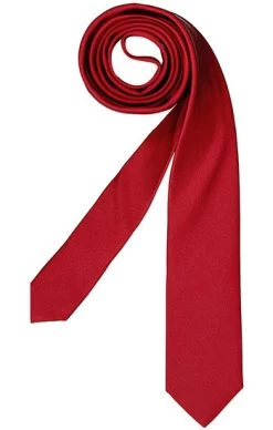 OLYMP Krawatte, Seide, Dunkelrot