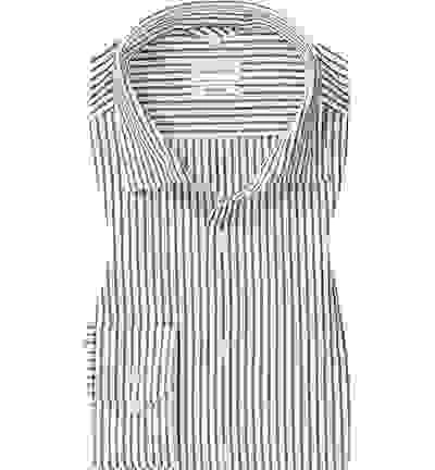 Seidensticker Hemd, Regular Fit, Baumwolle, Weiß-marine Gestreift Gestreift – Bild 4