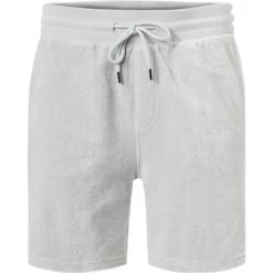 Shorts, Baumwoll-Frottee, Hellgrau