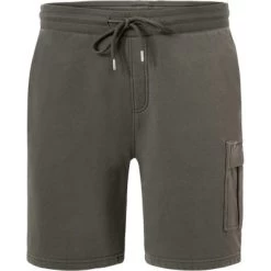 Sweatshorts, Baumwolle, Graubraun