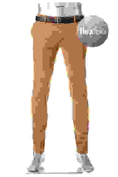 Alberto Chino Rob, Slim Fit, Bio Baumwolle T400®, Braun – Bild 7