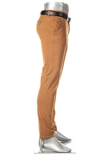 Alberto Chino Rob, Slim Fit, Bio Baumwolle T400®, Braun – Bild 6