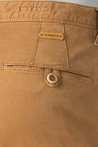 Alberto Chino Rob, Slim Fit, Bio Baumwolle T400®, Braun – Bild 2