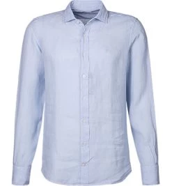 Hackett Hemd, Slim Fit, Reines Leinen, Himmelblau