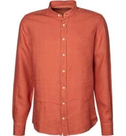 Hackett Hemd, Slim Fit, Reines Leinen, Rost