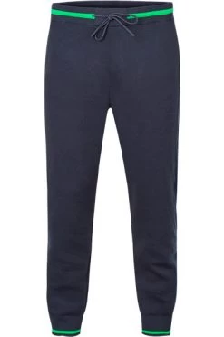 Boss Green Strickpants, Baumwolle, Nachtblau