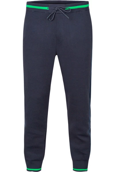 Boss Green Strickpants, Baumwolle, Nachtblau