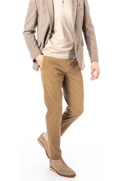 BOSS ORANGE Chino, Baumwolle, Camel – Bild 3