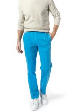 Chino Parma, Regular Fit, Baumwolle, Blau