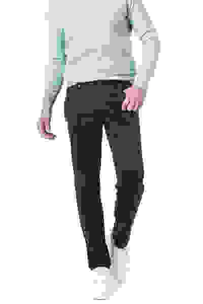 Hose Parker, Regular Fit, Baumwolle, Nachtblau – Bild 5