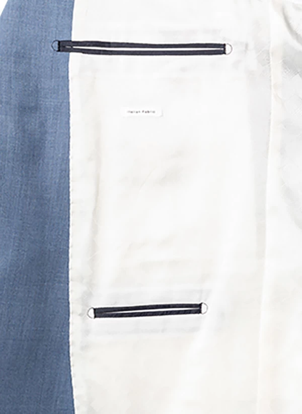 Baldessarini Anzug Mit Weste, Slim Fit, Schurwolle, Blau – Bild 2