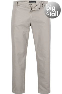 Marc O'Polo Hose, Big&Tall, Bio Baumwolle, Grau