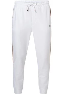 Boss Green Jogpants, Mikrofaser, Weiß