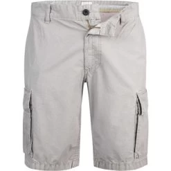 Camel Active Cargoshorts, Regular Fit, Baumwolle, Grau Gemustert