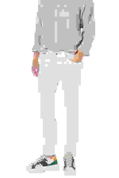 Baldessarini Hose, Regular Fit, Baumwolle, Weiß – Bild 5