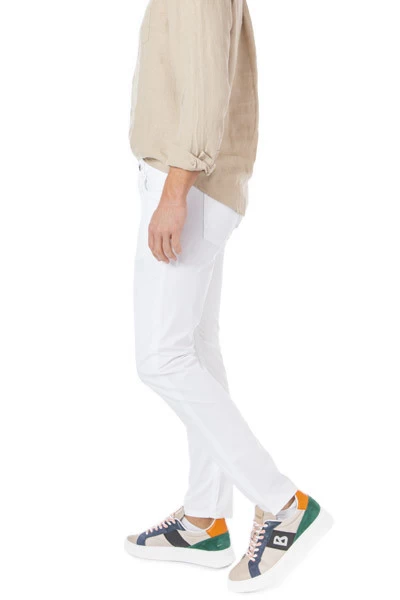 Baldessarini Hose, Regular Fit, Baumwolle, Weiß – Bild 2