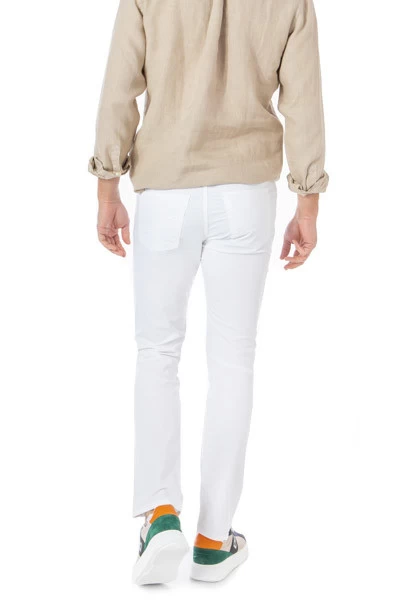 Baldessarini Hose, Regular Fit, Baumwolle, Weiß – Bild 3