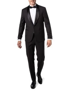 Baldessarini Smoking, Schurwolle, Schwarz