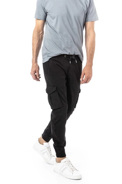 Alpha Industries Cargohose, Baumwolle, Schwarz – Bild 2