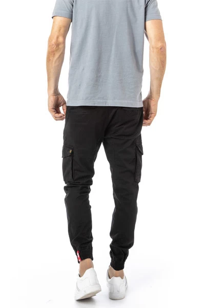 Alpha Industries Cargohose, Baumwolle, Schwarz – Bild 3