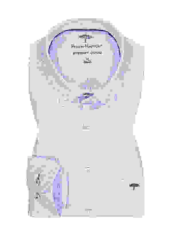 FYNCH-HATTON Hemd, Oxford, Hellbau-weiß Kariert – Bild 4