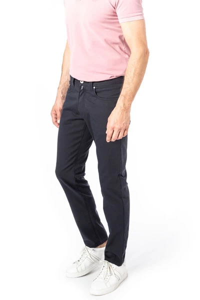 Pierre Cardin Hose, Baumwolle, Nachtblau Meliert – Bild 2