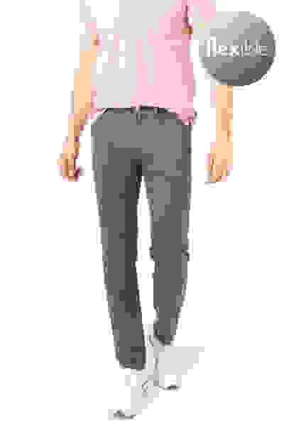 Pierre Cardin Hose, Baumwolle, Asphaltgrau Meliert – Bild 5