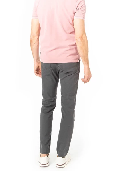 Pierre Cardin Hose, Baumwolle, Asphaltgrau Meliert – Bild 3