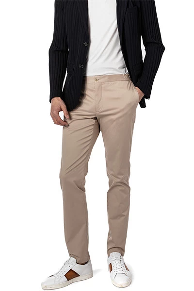 Hackett Chino, Slim Fit, Baumwolle-Tencel, Beige