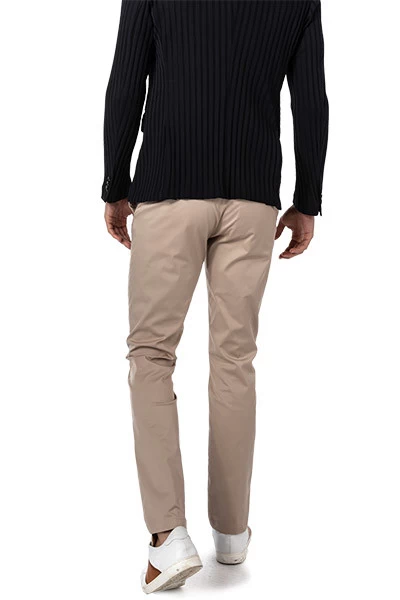 Hackett Chino, Slim Fit, Baumwolle-Tencel, Beige – Bild 2