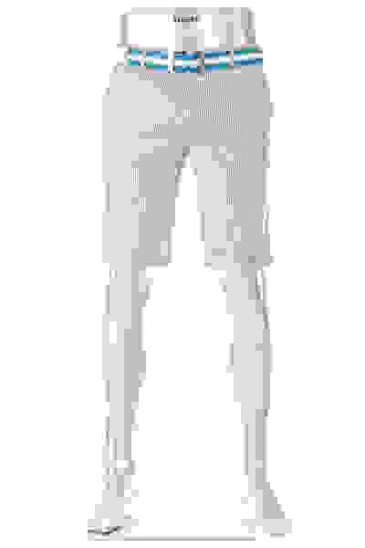 Golfshorts Ian-K, Slim Fit, Mikrofaser Wasserabweisend, Grau-beige Gestreift – Bild 7