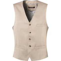 ROY ROBSON Weste, Schurwoll-Stretch, Beige