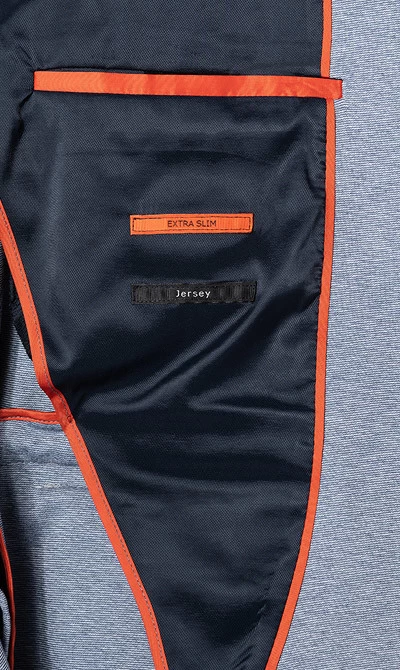 ROY ROBSON Anzug, Extra Slim Fit, Jersey Halbgefüttert, Hellblau Meliert – Bild 5