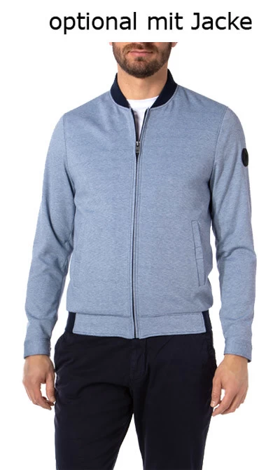 ROY ROBSON Anzug, Extra Slim Fit, Jersey Halbgefüttert, Hellblau Meliert – Bild 2