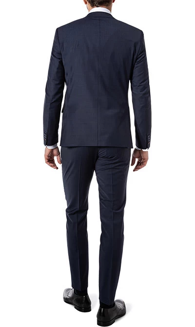 ROY ROBSON Anzug, Extra Slim Fit, Schurwolle, Tintenblau Kariert – Bild 2